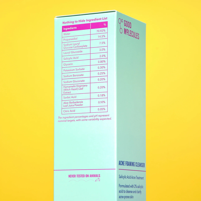Good Molecules, Acne Foaming Cleanser